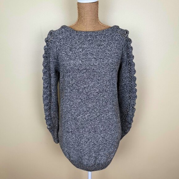 Dagmar sweater | Size Small | Gray cotton - Picture 1 of 6